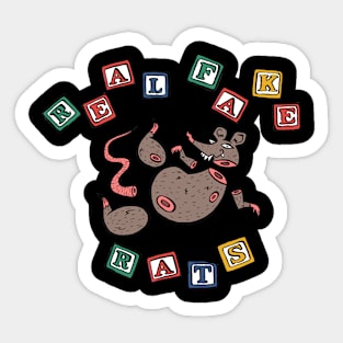 Real Fake Rats Sticker